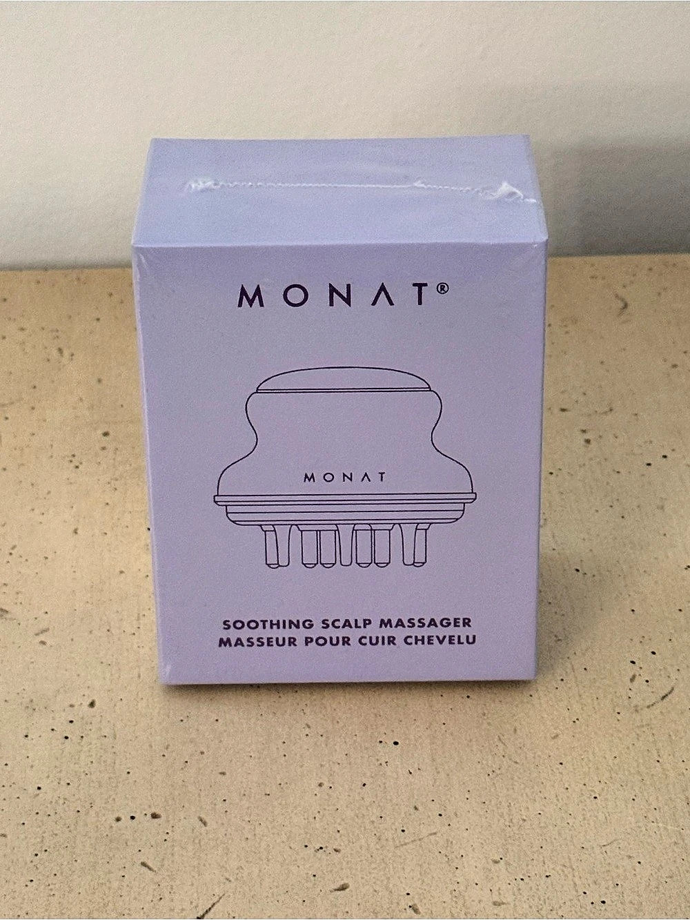 MONAT Soothing Scalp Massager Hair Tool in Purple